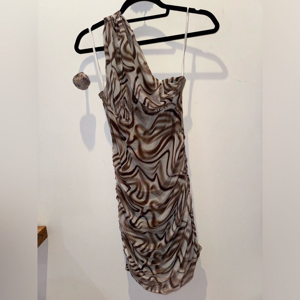 Superdown one shoulder dress